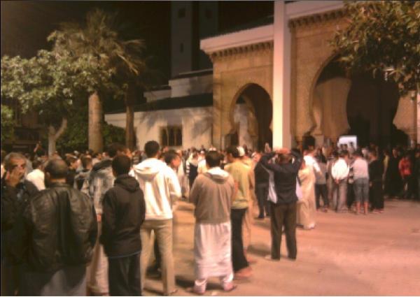 مسجد طارق بن زياد بطنجة يطلق الانتفاضة الفلسطينية الثالثة‏