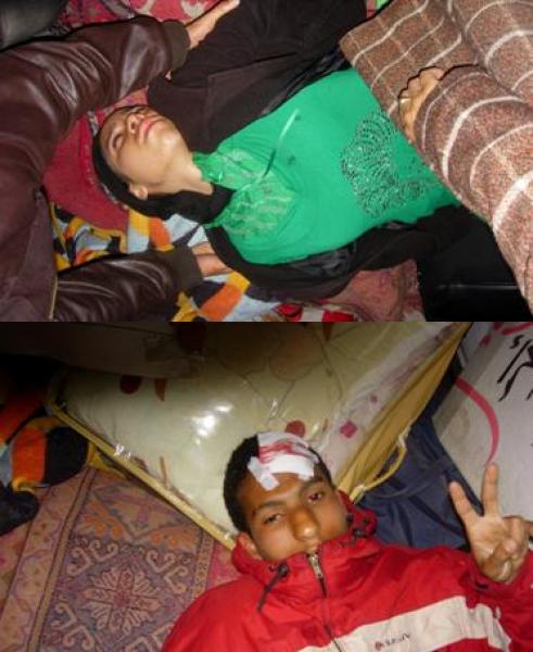 مخيم الجمعية الوطنية لحملة الشهادات يتعرض لتدخل أمني عنيف ليلا