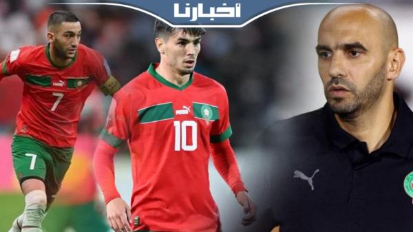 الركراكي: زياش ودياز عندهم مستوى كبير وغادي يجي الوقت ويتفاهمو بيناتهم