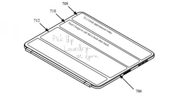 آبل تحصل على براءة اختراع لغطاء آي باد مزوّد بشاشة مرنة