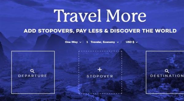 موقع للبحث عن رحلات طيران مع محطات توقف مختلفة