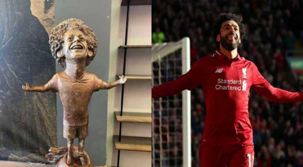 تمثال لمحمد صلاح بمصر يثير سخرية عارمة على الفايسبوك