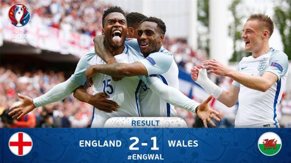 انجلترا تنجو من فخ ويلز و تتصدر مجموعتها (فيديو)