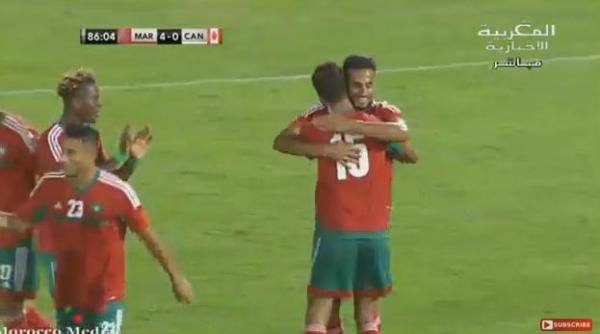 أهداف مباراة المغرب و كندا 4-0