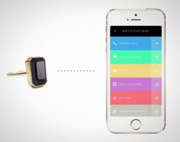 "رنغلي"خاتم ذكي يضيء ويهتز عند تلقي الرسائل والاتصالات