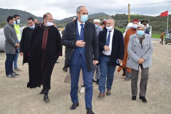 تدشين الطريق الدائري لمدينة وزان