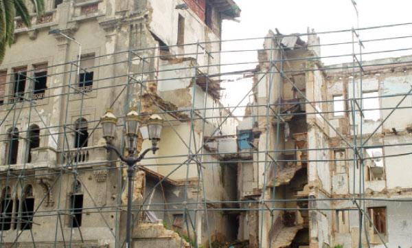 وفاة شخص إثر انهيار بعض فضاءات فندق لينكولن التاريخي بالدار البيضاء