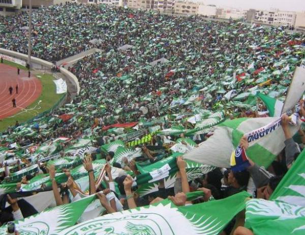 مداخيل قياسية في مباراة الرجاء و المغرب التطواني