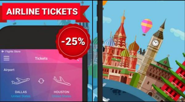تطبيق "Flights Store" للعثور على تذاكر طيران رخيصة