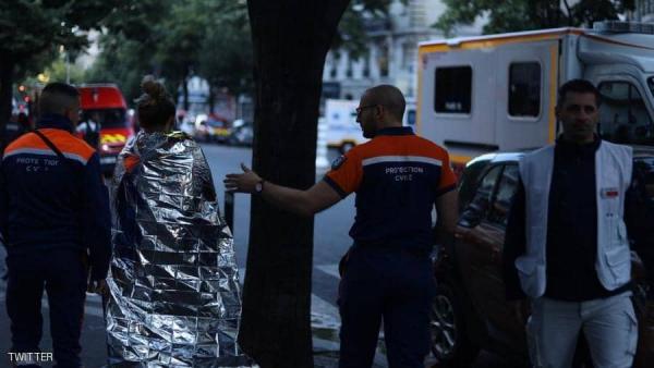 قتلى وجرحى في حريق اندلع بمبنى وسط باريس