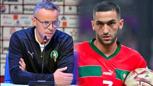 وهبي يفتح الباب أمام عودة "المايسترو".. هل نرى حكيم زياش بقميص "الأسود" مجدداً؟